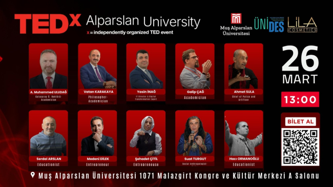 TEDxAlparslanUniversity, Muş’ta Fikirlerin Kesişim Noktası Olacak