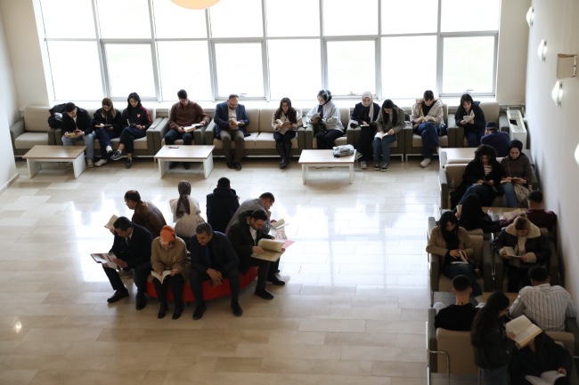 MAUN`da Kütüphaneler Haftası’na özel kitap okuma etkinliği