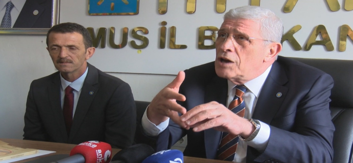 Muş’ta Konuşan Dervişoğlu’ndan Karaman’daki Arapça İstiklal Marşı’na Tepki