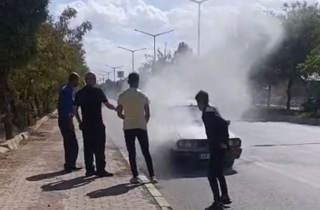 Beton Mikseriyle Yangına Son Dakika Müdahalesi
