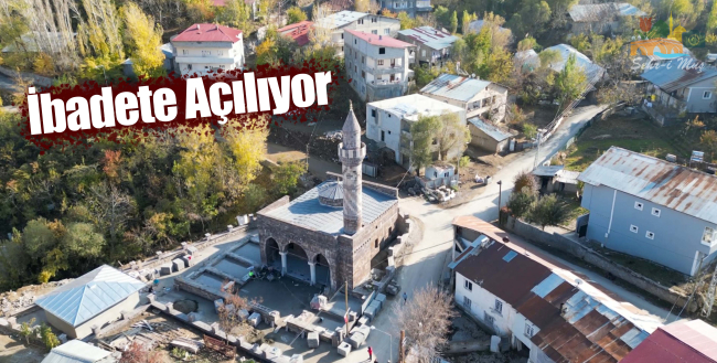 Muş`ta Tarihi Murat Paşa Camisi Yeniden İbadete Açılıyor