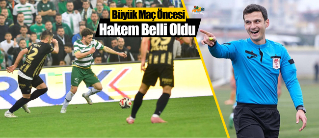 Muşspor’un Kritik Bursaspor Maçını Yönetecek Hakem Belli Oldu