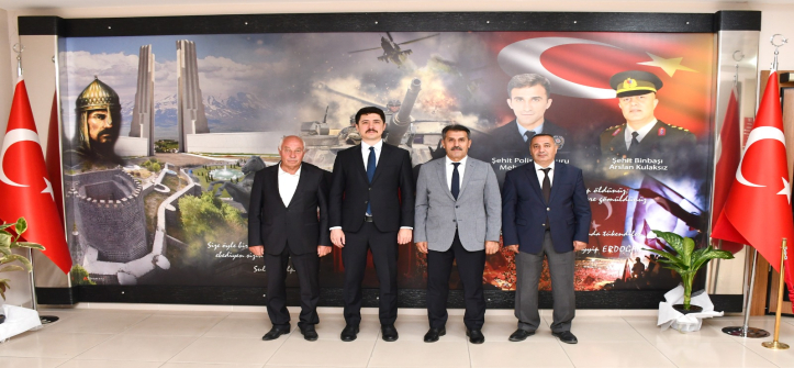 Muş İl Özel İdaresi’nden Malazgirt Kaymakamlığı’na Ziyaret