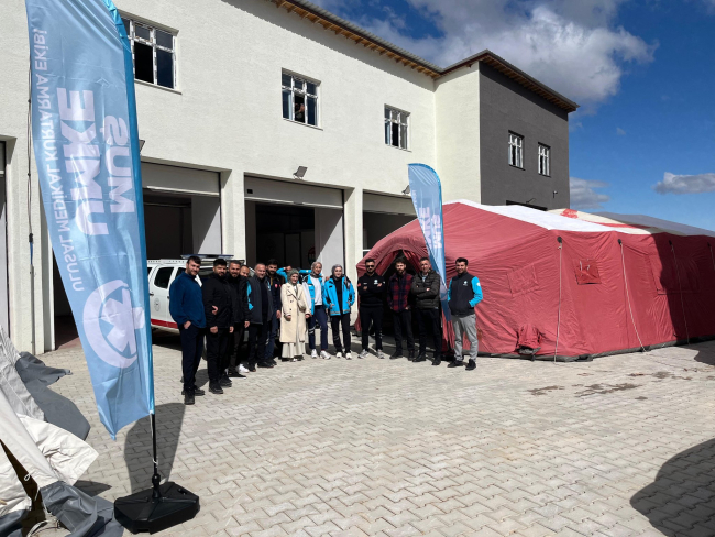 Muş’ta UMKE Personeline Acil Müdahale Ünitesi Kurulum Eğitimi