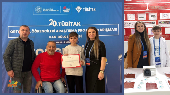 Muş Bahçeşehir Koleji’nden TÜBİTAK Bölge Finalinde Gururlandıran Başarı