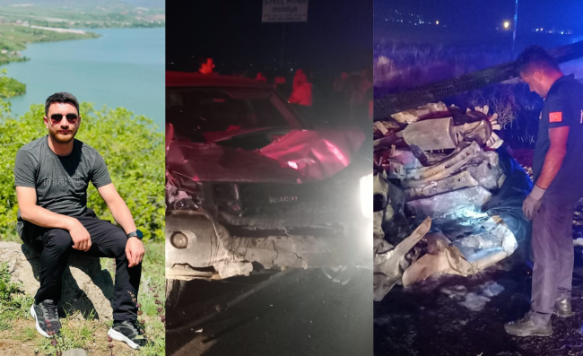 Muş’ta Feci Kaza: Araç Alev Aldı, Sürücü Hayatını Kaybetti