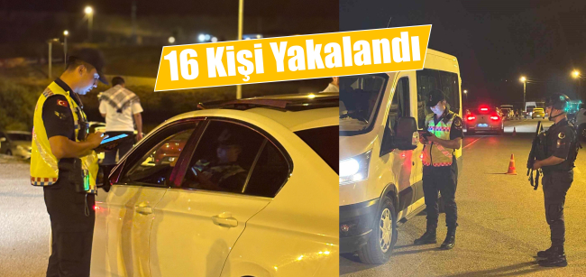 Muş`ta Çeşitli Suçlardan Aranan 16 Kişi Yakalandı
