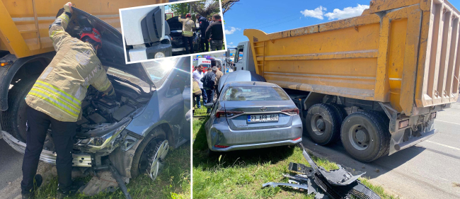 Muş’ta Kamyon ile Otomobil Çarpıştı: 1 Yaralı
