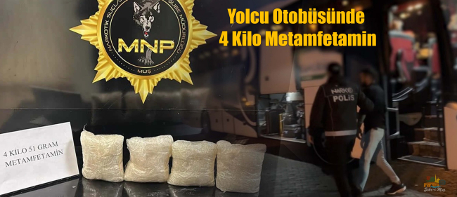 Muş’a Gelen Otobüse Bıraktı, Narkotik Yakaladı