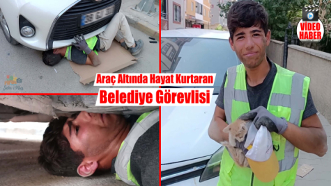 Muş`ta Nefes Kesen Kurtarma: Minik Canı Böyle Kurtardı