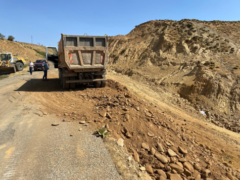 Muş’ta Köy Yolları Genişletiliyor