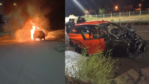 Muş’ta Korkutan Anlar: Seyir Halindeki Otomobil Alev Topuna Döndü!