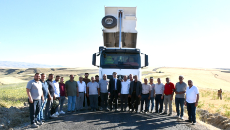 Kaymakam Kahraman’dan Yol Çalışması İncelemesi