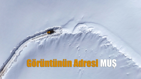 Muş’ta Nisan Ayı Ortasında Karla Mücadele 