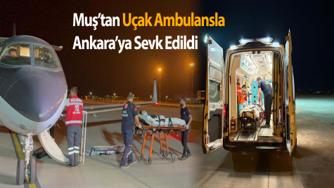 Muş’ta Bisikletli Çocuğa Araç Çarptı: Uçak Ambulansla Ankara’ya Sevk Edildi